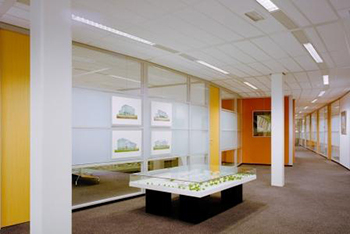 Interieur kantoorgebouw de Brand te ‘s-Hertogenbosch